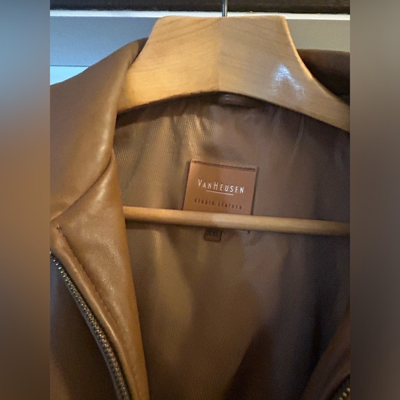 Men’s leather jacket - Picture 2 of 3